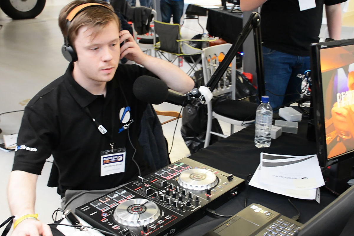 Jetstream Radio DJ in action
